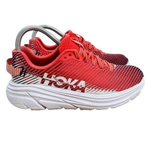 Hoka One One Rincon 2 Womens Running Shoes Hot Coral Size 6.5